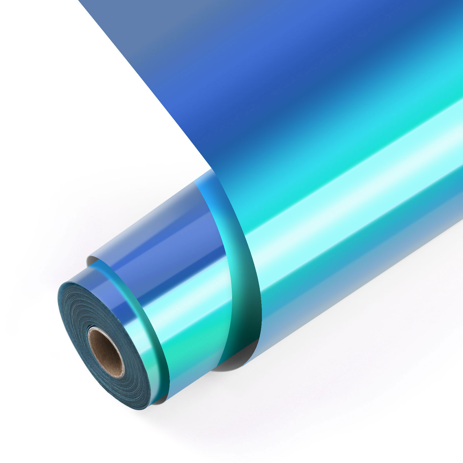 Holographic Aqua Blue